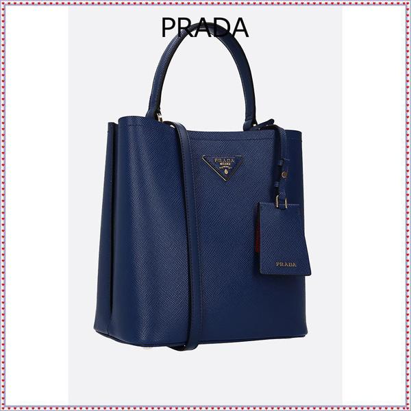 2019AW プラダスーパーコピー medium Prada double bag in Saffiano leather 1BA212